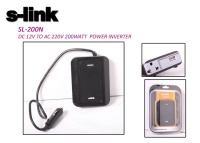 S-link SL-200N 200W DC12V-AC230V Çakmaktan Power İnverter - 1